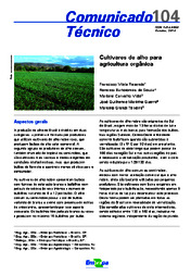 Thumbnail de Cultivares de alho para agricultura orgânica.