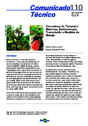 Thumbnail de Vira-cabeça do tomateiro: sintomas, epidemiologia, transmissão e medidas de manejo.