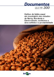 Thumbnail de Cultivo de feijão-caupi em municípios dos estados do Norte, Nordeste e Centro-oeste, conforme a área colhida e a produtividade.