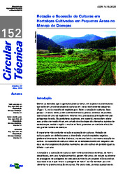 Thumbnail de Rotação e sucessão de culturas em hortaliças cultivadas em pequenas áreas no manejo de doenças.