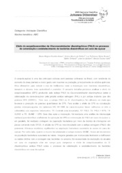 Thumbnail de Efeito do exopolissacarídeo da estirpe PAL5 de Gluconacetobacter diazotrophicus sobre o processo de colonização e estabelecimento de bactérias diazotróficas em cana-de-açúcar.