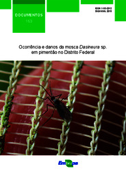 Thumbnail de Ocorrência e danos da mosca Dasineura sp. em pimentão no Distrito Federal.