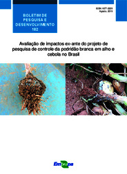 Thumbnail de Avaliação de impactos ex-ante do projeto de pesquisa de controle da podridão branca em alho e cebola no Brasil.