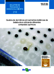 Thumbnail de Quebra de dormência em sementes botânicas de batata-doce utilizando diferentes compostos químicos.
