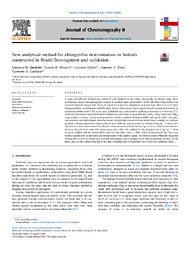 Thumbnail de New analytical method for chlorpyrifos determination in biobeds constructed in Brazil: Development and validation.