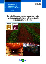 Thumbnail de Características comerciais, armazenamento e qualidade pós colheita de cultivares de alho infectadas e livres de vírus.