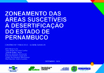 Thumbnail de Zoneamento das áreas suscetíveis à desertificação do estado de Pernambuco.