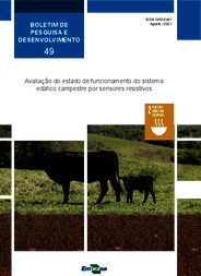 Thumbnail de Avaliação do estado de funcionamento do sistema edáfico campestre por sensores resistivos.