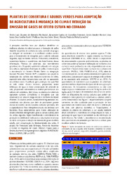 Thumbnail de Plantas de cobertura e adubos verdes para adaptação da agricultura à mudança do clima e redução da emissão de gases de efeito estufa no Cerrado.