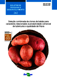 Thumbnail de Seleção combinada de clones de batata para caracteres relacionados à produtividade comercial de tubérculos e qualidade de fritura.