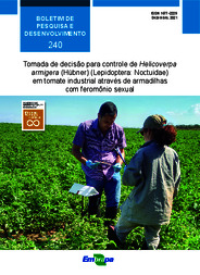 Thumbnail de Tomada de decisão para controle de Helicoverpa armigera (Hübner) (Lepidoptera: Noctuidae) em tomate industrial através de armadilhas com feromônio sexual.