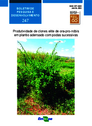 Thumbnail de Produtividade de clones elite de ora-pro-nóbis em plantio adensado com podas sucessivas.