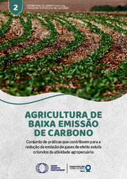 Thumbnail de Agricultura de baixa emissão de carbono: conjunto de práticas que contribuem para a redução da emissão de gases de efeito estufa oriundos da atividade agropecuária.
