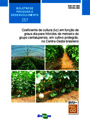 Thumbnail de Coeficiente de cultura (kc) em função de graus-dia para híbridos de meloeiro do grupo cantalupensis, em cultivo protegido, no Centro-Oeste brasileiro.