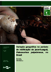 Thumbnail de Variação geográfica no período de nidificação do jacaré-paguá, Paleosuchus palpebrosus, no Brasil.