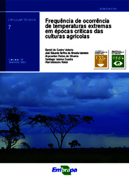 Thumbnail de Frequência de ocorrência de temperaturas extremas em épocas críticas das culturas agrícolas.