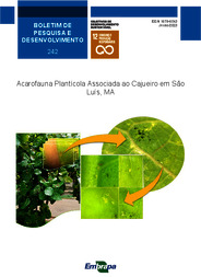 Thumbnail de Acarofauna plantícola associada ao cajueiro em São Luís, MA.