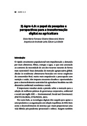 Thumbnail de Agro 4.0: o papel da pesquisa e perspectivas para a transformação digital na agricultura.