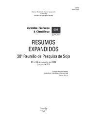 Thumbnail de Zoneamento agrícola de risco climático da soja para seis classes de água disponível no solo (ZARC SOJA - 06 ADS).