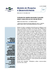 Thumbnail de Avaliação dos capitais associados à pecuária leiteira: estudo de caso do Cerrado Mineiro.