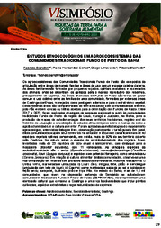 Thumbnail de Estudos etnoecológicos em agroecossistemas das comunidades tradicionais fundo de pasto da Bahia.