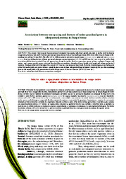 Thumbnail de Associations between tree spacing and features of native grassland grown in silvopastoral systems in Pampa biome.