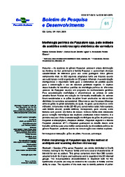 Thumbnail de Morfologia polínica de Paspalum spp. pelo método de acetólise e microscopia eletrônica de varredura.