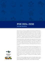 Thumbnail de PDE 2024–2030: resumo executivo.