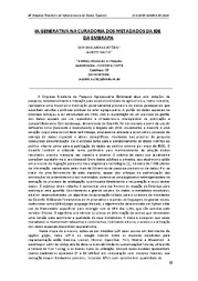 Thumbnail de IA generativa na curadoria dos metadados da IDE da Embrapa.