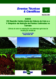 Thumbnail de Ciência do solo na adaptação dos sistemas agrícolas às mudanças climáticas: anais.