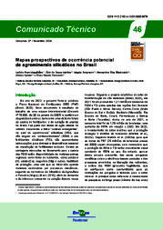Thumbnail de Mapas prospectivos de ocorrência potencial de agrominerais silicáticos no Brasil.