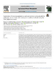 Thumbnail de Implications of water management on methane emissions and grain yield in paddy rice: a case study under subtropical conditions in Brazil using the CSM-CERES-Rice model.