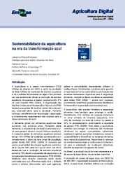 Thumbnail de Sustentabilidade da aquicultura na era da transformação azul.