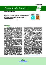 Thumbnail de Cálculo do indicador de risco ambiental (IRA) de pesticidas na agricultura.
