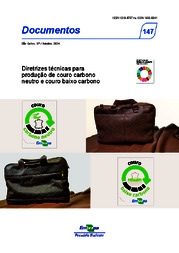 Thumbnail de Diretrizes técnicas para produção de couro carbono neutro e couro baixo carbono.