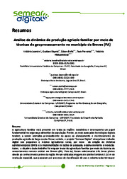 Thumbnail de Análise da dinâmica da produção agrícola familiar por meio de técnicas de geoprocessamento no município de Breves (PA).