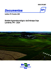 Thumbnail de Boletim Agrometeorológico da Embrapa Soja, Londrina, PR - 2024.