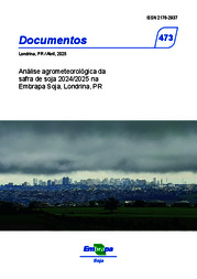 Thumbnail de Análise agrometeorológica da safra de soja 2024/2025 na Embrapa Soja, Londrina, PR.