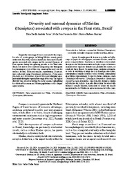 Thumbnail de Diversity and seasonal dynamics of Miridae (Hemiptera) associated with cowpea in the Piauí state, Brazil.