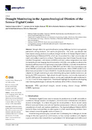 Thumbnail de Drought monitoring in the Agrotechnological Districts of the Semear Digital Center.
