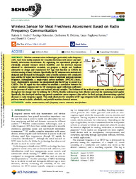 Thumbnail de Wireless Sensor for Meat Freshness Assessment Based on Radio Frequency Communication.