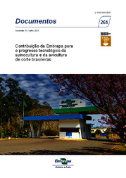 Thumbnail de Contribuição da Embrapa para o progresso tecnológico da suinocultura e da avicultura de corte brasileiras.