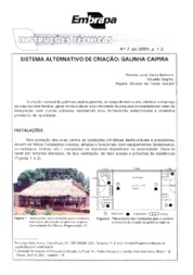 Thumbnail de Sistema alternativo de criação: galinha caipira.