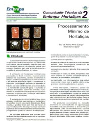 Thumbnail de Processamento mínimo de hortaliças.