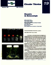Thumbnail de Glossário de biotecnologia.