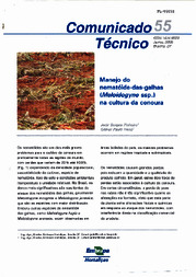 Thumbnail de Manejo do nematóide-das-galhas (Meloidogyne ssp.) na cultura da cenoura.