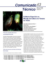 Thumbnail de Cuidados especiais no manejo da cultura do tomate no verão.