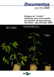 Thumbnail de Estirpes de rizóbio indicadas para a inoculação de espécies de leguminosas florestais: aproximação 2010.