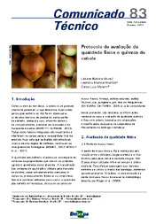 Thumbnail de Protocolo de avaliação da qualidade física e química de cebola.