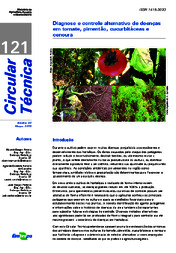 Thumbnail de Diagnose e controle alternativo de doenças em tomate, pimentão, cucurbitáceas e cenoura.